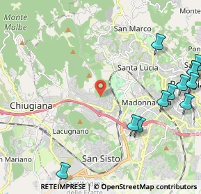Mappa Via dell'Astrolabio, 06127 Perugia PG, Italia (3.09167)