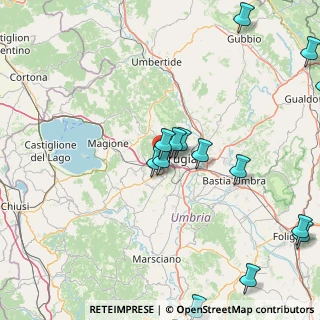 Mappa Via dell'Astrolabio, 06127 Perugia PG, Italia (21.10714)