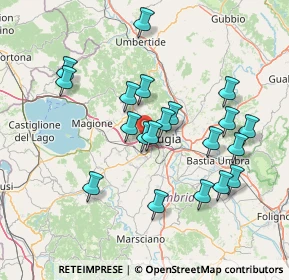 Mappa Via dell'Astrolabio, 06127 Perugia PG, Italia (14.666)