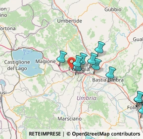 Mappa Via dell'Astrolabio, 06127 Perugia PG, Italia (20.12143)