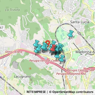 Mappa Via dell'Astrolabio, 06127 Perugia PG, Italia (0.521)