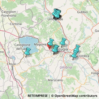 Mappa Via Giulio, 06073 Corciano PG, Italia (18.195)