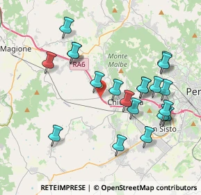 Mappa Via Giulio Natali, 06073 Corciano PG, Italia (4.106)