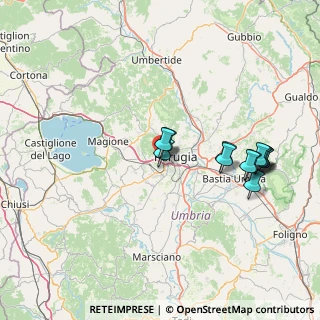 Mappa Via Giuseppe Giusti, 06127 Perugia PG, Italia (15.35462)