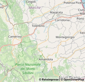 Mappa 62026 Camporotondo Di Fiastrone MC, Italia (16.37389)