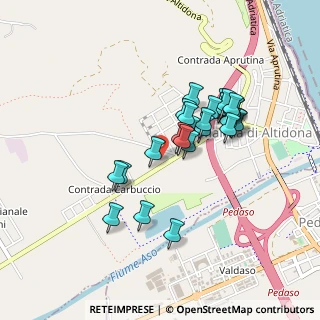 Mappa Contrada Carbuccio, 63824 Marina di Altidona FM, Italia (0.39259)