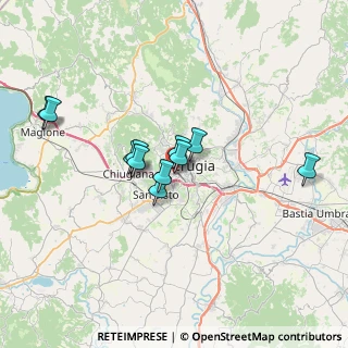 Mappa Via del Toppo, 06128 Perugia PG, Italia (5.79909)