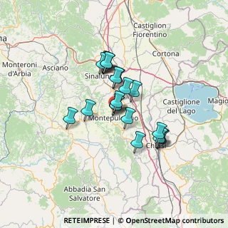 Mappa Via Arturo ed Alceo Baldi, 53045 Montepulciano SI, Italia (10.365)