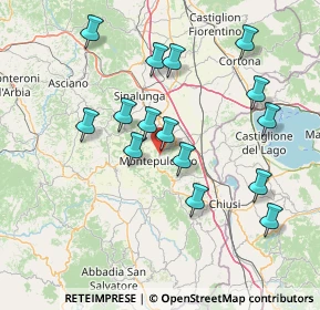 Mappa Via Arturo ed Alceo Baldi, 53045 Montepulciano SI, Italia (15.25133)