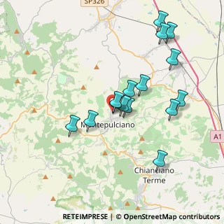 Mappa Via Duccio Galimberti, 53045 Montepulciano SI, Italia (3.64133)
