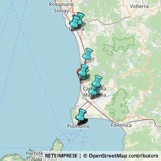 Mappa Via Aurelia Nord, 57027 San Vincenzo LI, Italia (14.882)