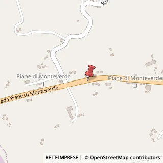 Mappa Via Piane di Monteverde, 11, 63833 Montegiorgio, Fermo (Marche)