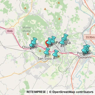 Mappa Via Giancarlo Connestabile, 06127 Perugia PG, Italia (3.44455)