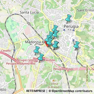 Mappa Via Sicilia, 06128 Perugia PG, Italia (0.60636)
