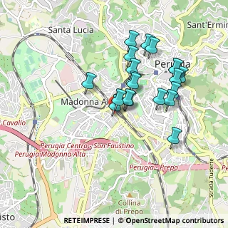 Mappa Via Sicilia, 06128 Perugia PG, Italia (0.8545)