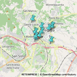 Mappa Via Sicilia, 06128 Perugia PG, Italia (1.01167)