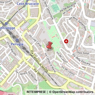 Mappa Via Luigi Canali, 27, 06124 Perugia, Perugia (Umbria)