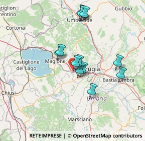 Mappa Via Antonio Gramsci, 06073 Il Rigo PG, Italia (13.08385)
