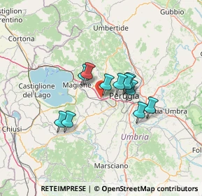 Mappa Via Antonio Gramsci, 06073 Il Rigo PG, Italia (9.75909)