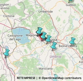 Mappa Via Antonio Gramsci, 06073 Il Rigo PG, Italia (19.09143)