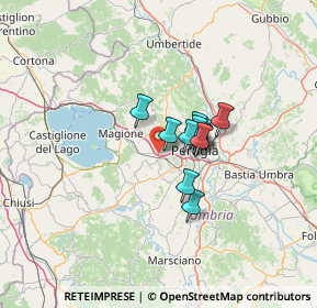 Mappa Via Antonio Gramsci, 06073 Il Rigo PG, Italia (7.86167)