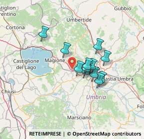 Mappa Via Antonio Gramsci, 06073 Il Rigo PG, Italia (10.1175)