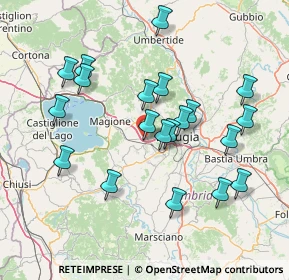 Mappa Via Antonio Gramsci, 06073 Il Rigo PG, Italia (15.3715)