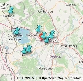 Mappa Via Antonio Gramsci, 06073 Il Rigo PG, Italia (13.40818)
