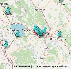 Mappa Via Antonio Gramsci, 06073 Il Rigo PG, Italia (14.33818)