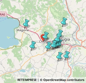 Mappa Via Antonio Gramsci, 06073 Il Rigo PG, Italia (6.13231)
