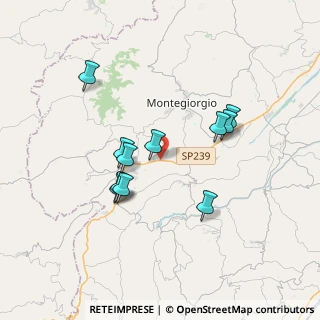 Mappa Contrada Piane di Monteverde, 63833 Montegiorgio FM, Italia (3.29182)