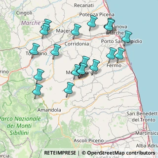 Mappa Contrada Piane di Monteverde, 63833 Montegiorgio FM, Italia (15.7)