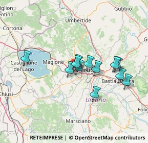 Mappa Ellera, 06073 Corciano PG, Italia (11.39333)