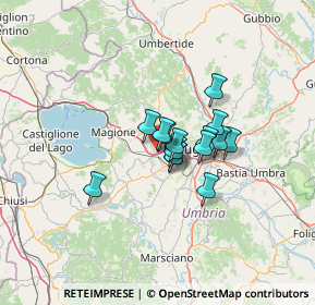 Mappa Ellera, 06073 Corciano PG, Italia (8.15267)