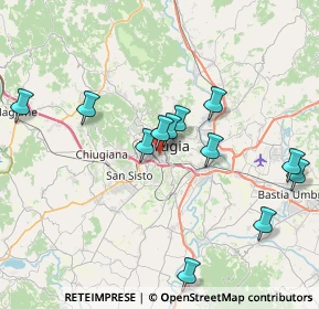 Mappa 06100 Perugia PG, Italia (7.84583)