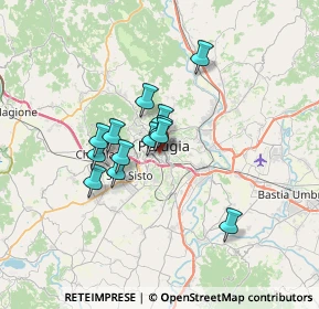 Mappa 06100 Perugia PG, Italia (5.07923)