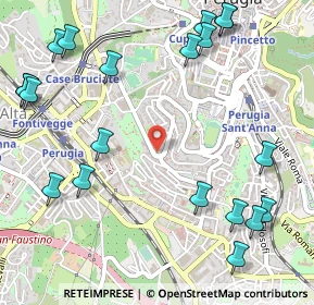 Mappa 06100 Perugia PG, Italia (0.7435)
