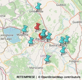 Mappa 06100 Perugia PG, Italia (12.43818)