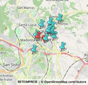 Mappa 06100 Perugia PG, Italia (1.09769)
