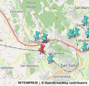 Mappa Via L Beethoven, 06073 Corciano PG, Italia (2.83462)