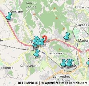Mappa Via L Beethoven, 06073 Corciano PG, Italia (2.15333)