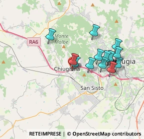 Mappa Via L Beethoven, 06073 Corciano PG, Italia (3.31357)