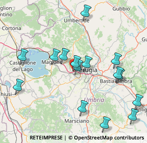 Mappa Via L Beethoven, 06073 Corciano PG, Italia (17.91467)