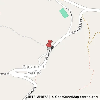 Mappa Largo Armando Diaz, 13, 63845 Ponzano di Fermo, Fermo (Marche)