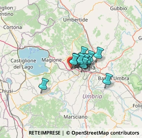 Mappa Via Alba Buitoni, 06073 Corciano PG, Italia (7.07083)