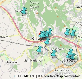 Mappa Via Alba Buitoni, 06073 Corciano PG, Italia (1.76786)