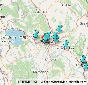Mappa Via Magno Magnini, 06128 Perugia PG, Italia (14.12455)