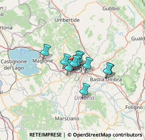 Mappa Via Magno Magnini, 06128 Perugia PG, Italia (6.98727)