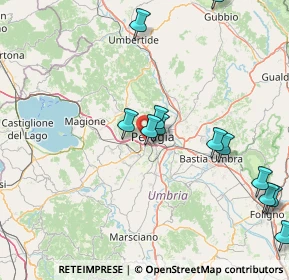 Mappa Via Magno Magnini, 06128 Perugia PG, Italia (19.06333)