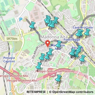 Mappa Via Magno Magnini, 06128 Perugia PG, Italia (0.578)